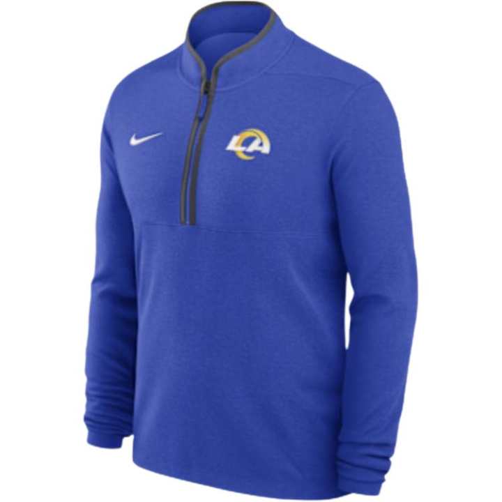 Nike Nike Los Angeles Rams Logo Victory Men's Nike Dri-FIT Nfl 1/2-Zip Long-Sleeve Top