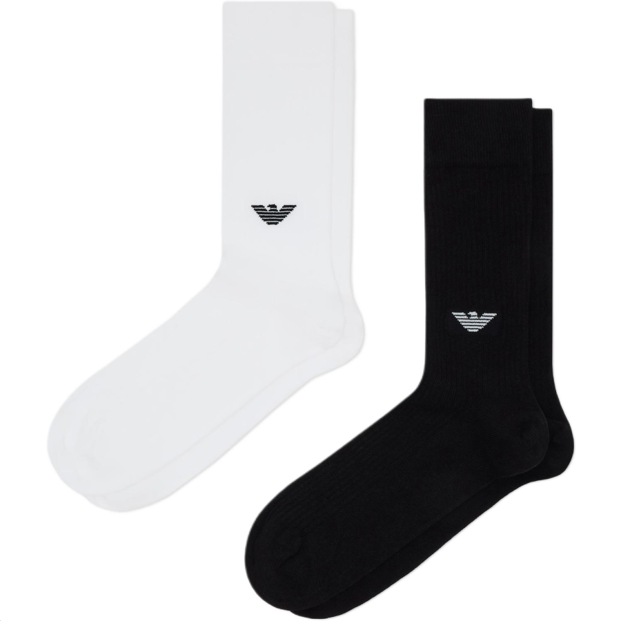 EMPORIO ARMANI FW25 Crew Socks Men's 2 Pack