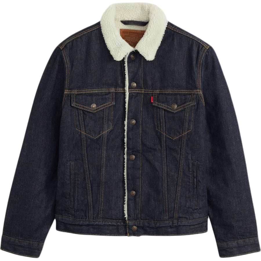 Levis Levis shearling-lined denim jacket