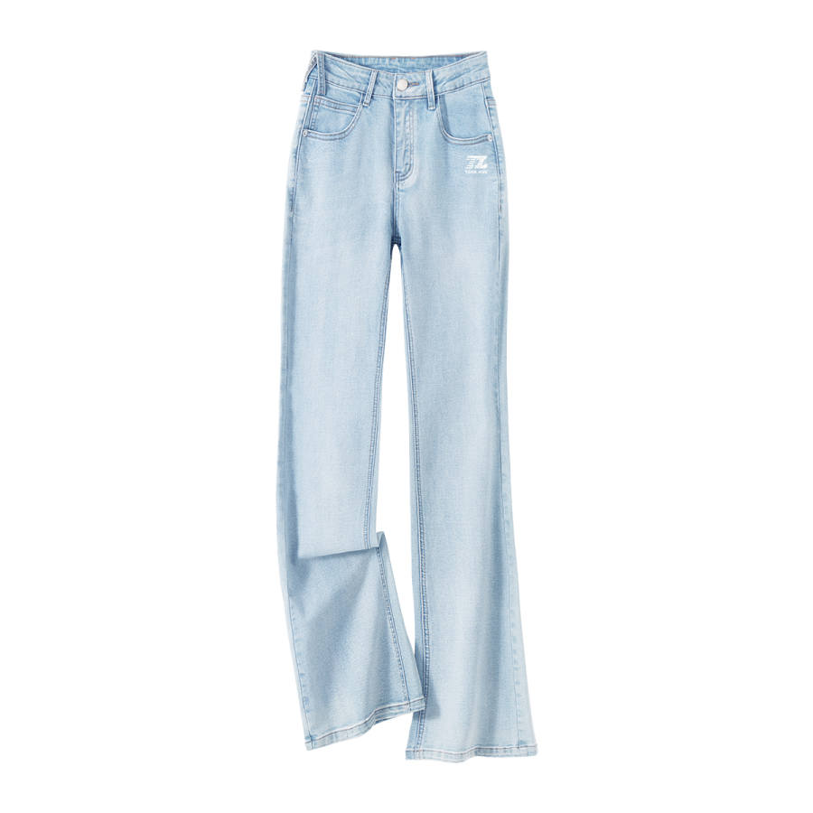Tonlion Jeans Women's Moderate Flared Pants