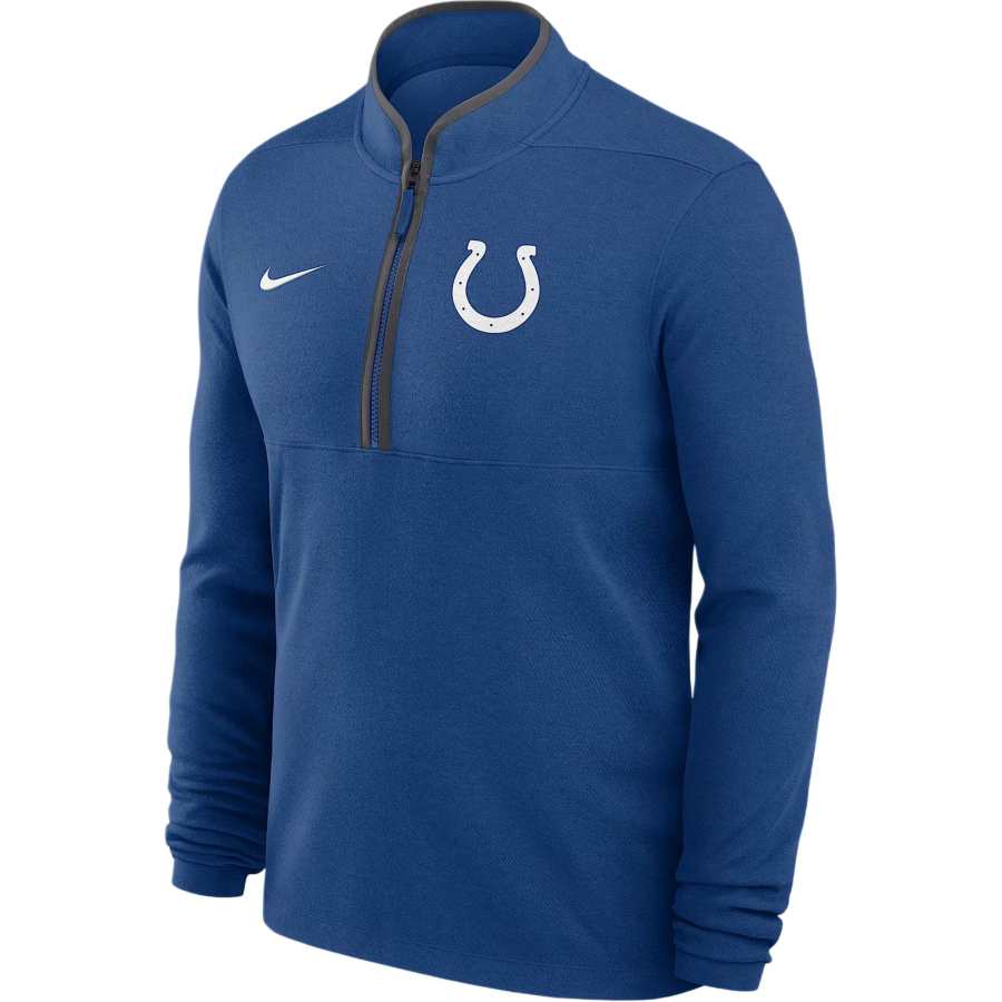 Nike Nike Indianapolis Colts Logo Victory Men's Nike Dri-FIT Nfl 1/2-Zip Long-Sleeve Top