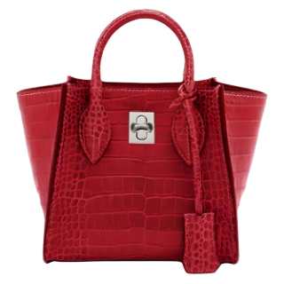 ERMANNO SCERVINO Calfskin Shoulder Bag, Crossbody Bag, Handbag Mini Women's Red
