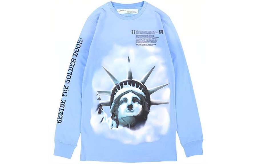 OFF-WHITE OFF WHITE FW20 Sweatshirt Men's Light Blue