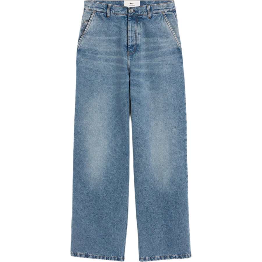 Amiparis wide-fit cotton jeans