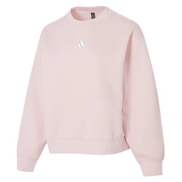 Adidas Adidas Sweatshirts Women's Pink Crew Neck Moderate Regular