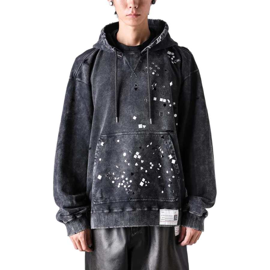 Maison Mihara Yasuhiro stud-embellished hoodie