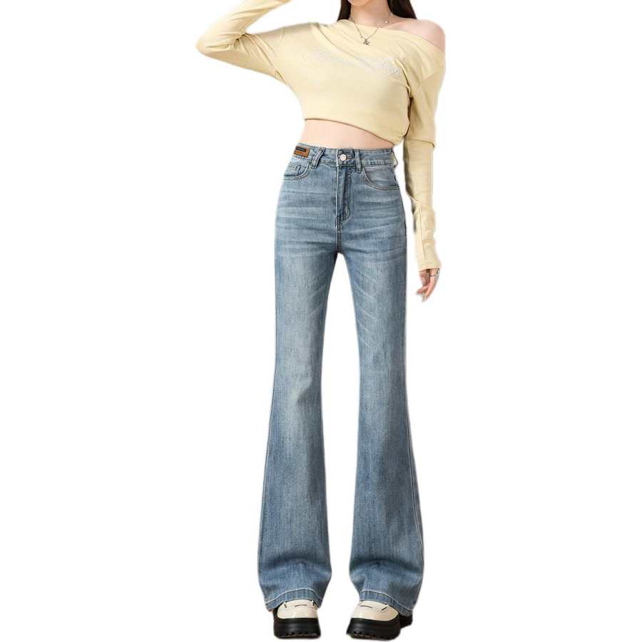 BALENO Jeans Women's Blue Moderate Wide Leg Pants
