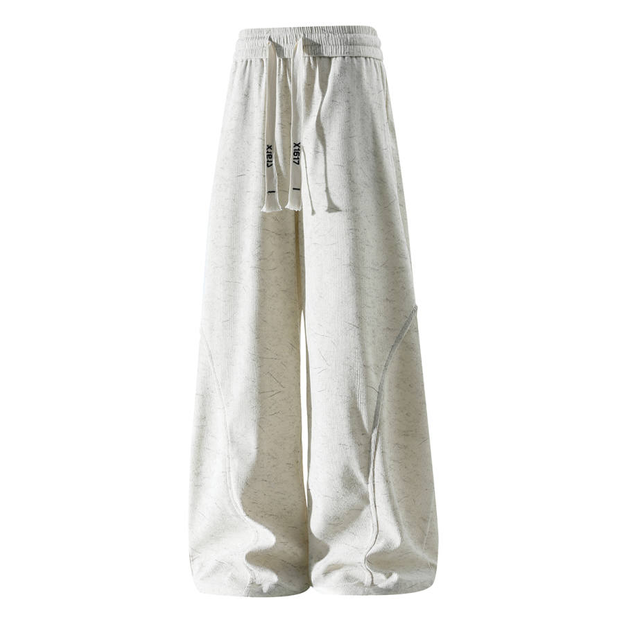 X1617 Casual Pants Unisex Moderate Straight Fit Pants