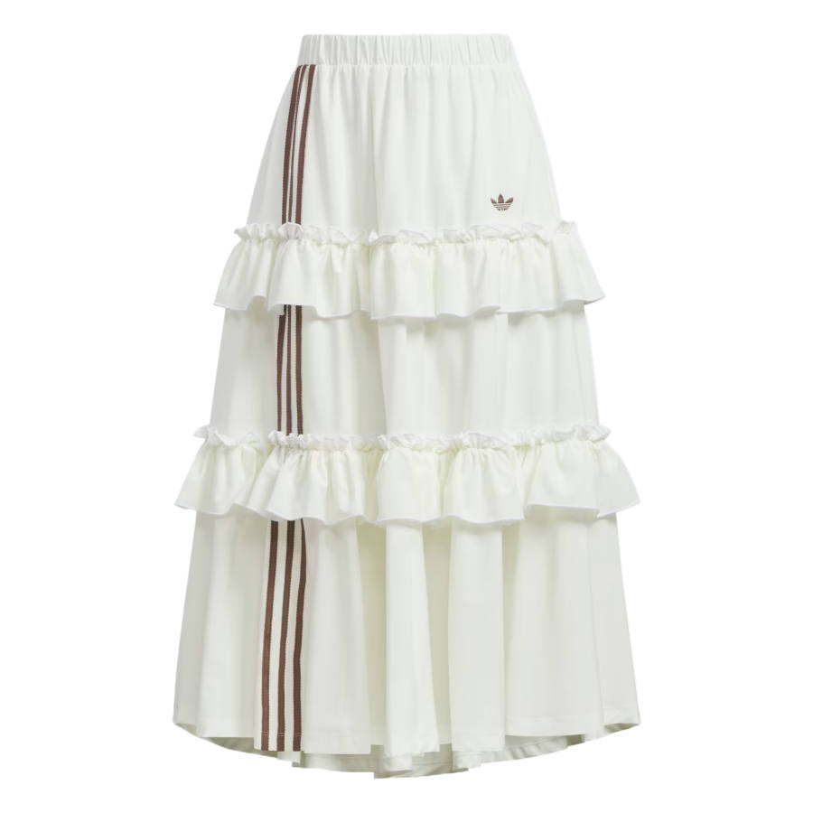 Adidas Originals Casual Long Skirt Women's White