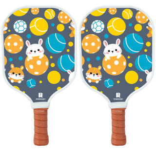 Powkiddy Pickleball Paddles Fiberglass Kids