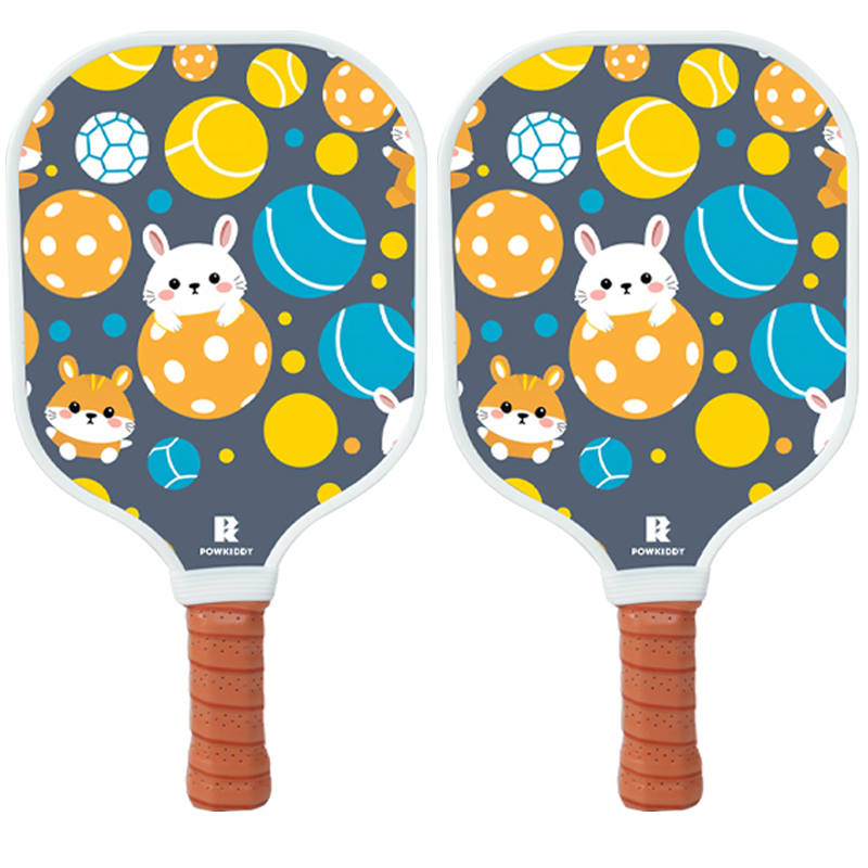 Powkiddy Pickleball Paddles Fiberglass Kids