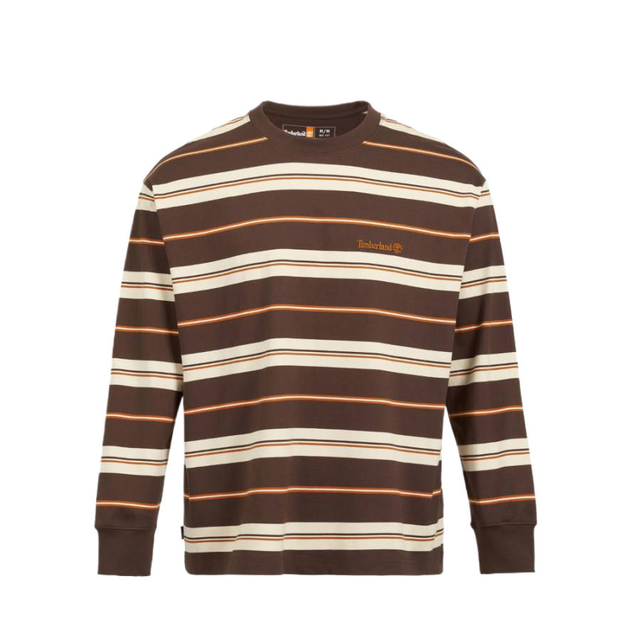 Timberland T Shirts Unisex Brown Crew Neck Moderate