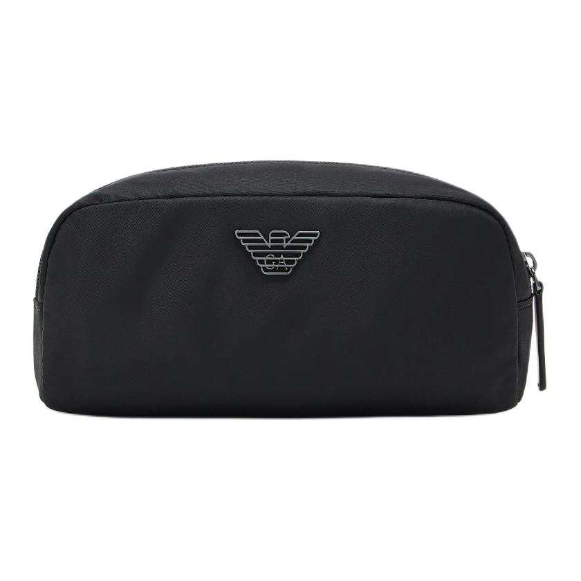EMPORIO ARMANI Polyamide Makeup Bag Regular Unisex Black