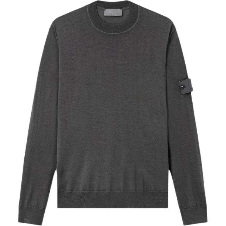 Stone Island Compass Patch Crewneck Jumper