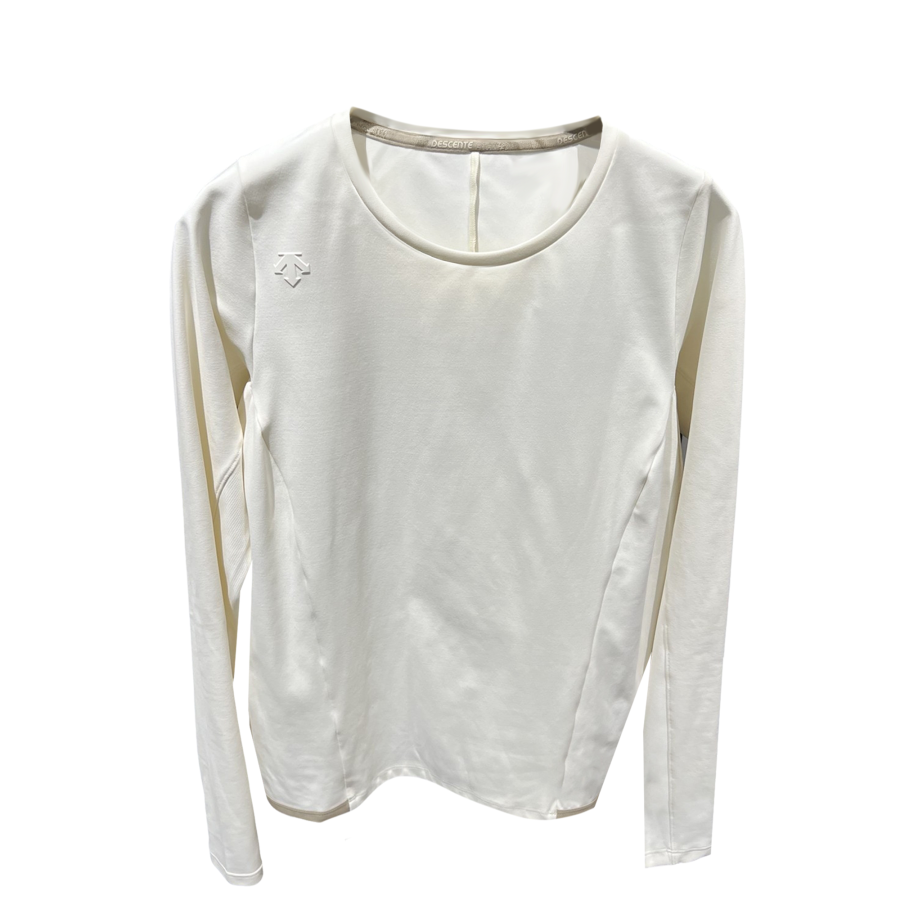 DESCENTE Knitwear Women's White Crew Neck Thin