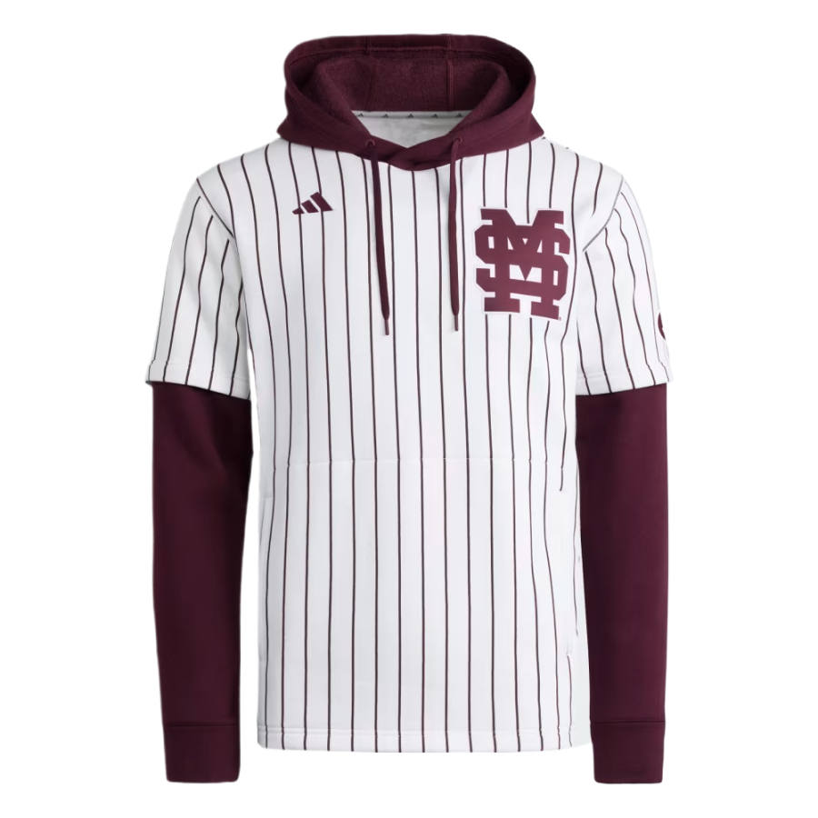 Adidas Adidas Free Shipping With AdiClub Mississippi State Bulldogs Youth Baseball Jersey Hoodie