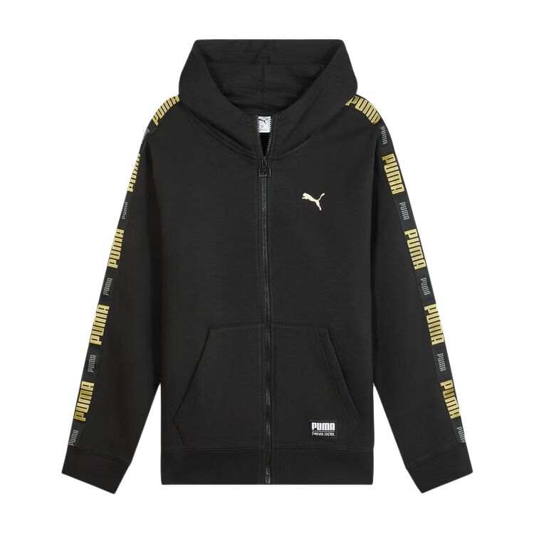 PUMA Hoodie HANDWRITING LABEL JACKET Casual Fleece Lined Hooded Thermal Jacket Men's