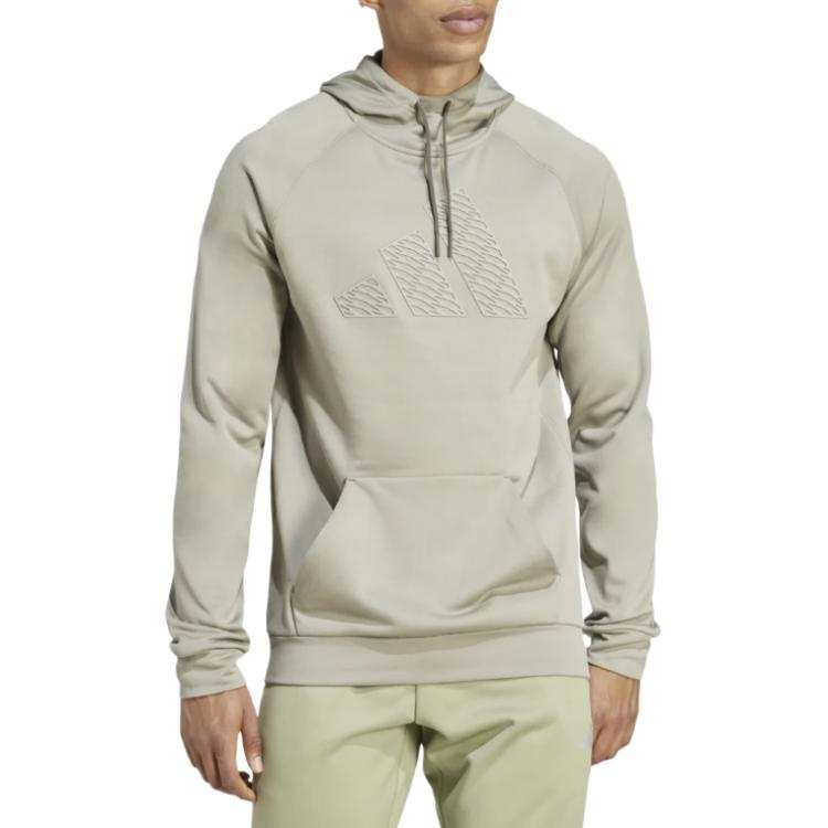 Adidas Adidas Clothing Sweatshirts Men's Beige Hooded Moderate