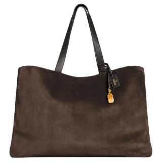Alo Yoga Calfskin Tote Bag, Shopping Bag, Handbag, Shoulder Bag Unisex Coffee