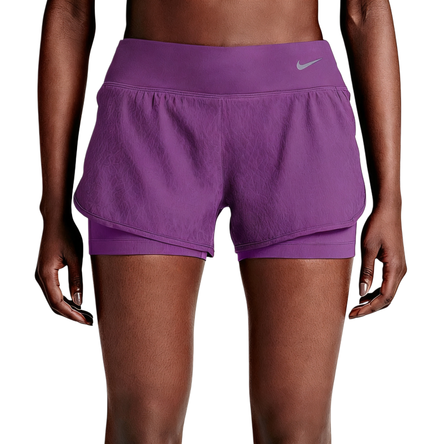 Nike Nike Sports Shorts Women's Purple Moderate Knitted Shorts