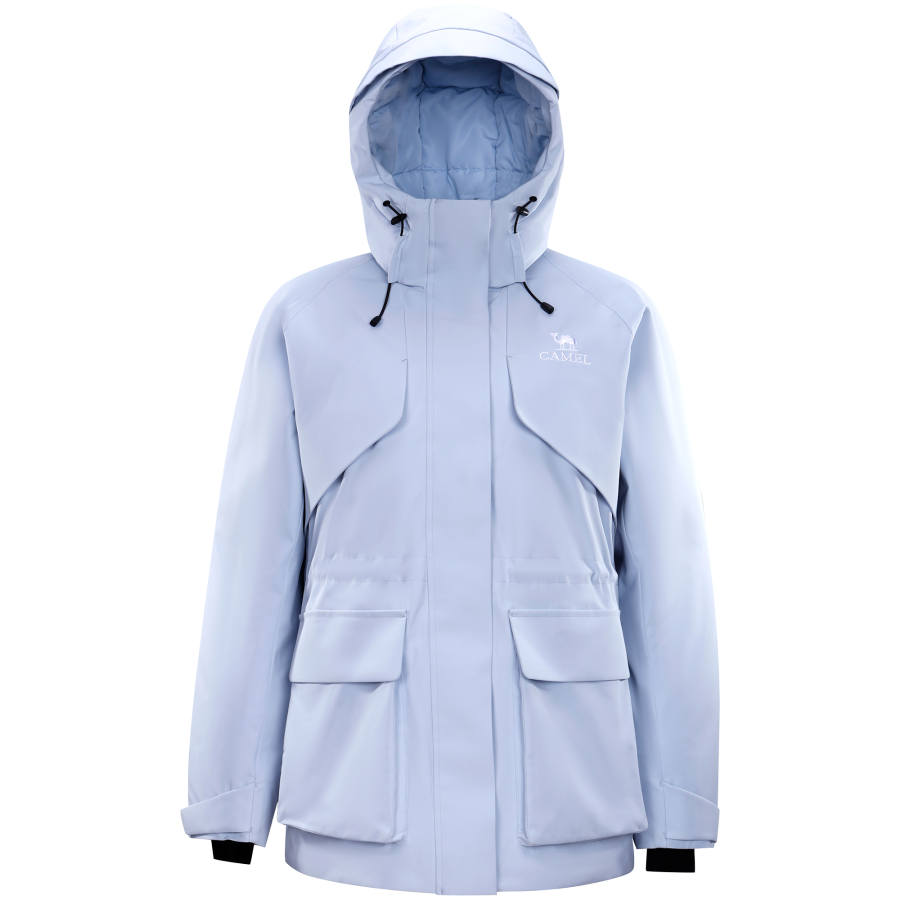 CAMEL CAMEL Down Jackets Women's Hooded Thickened Parka Down Jacket