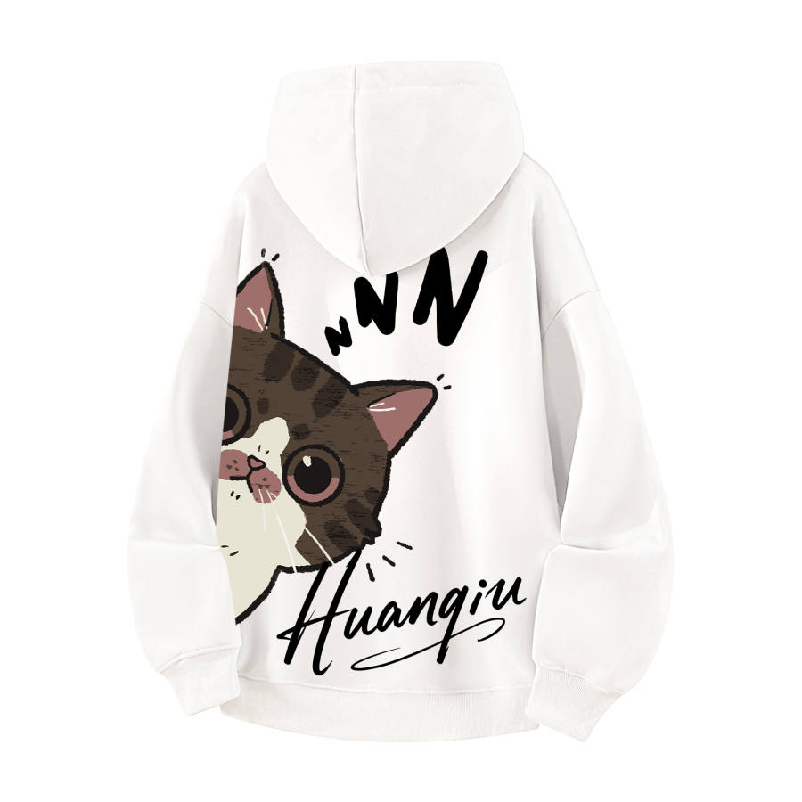 HUANQIU Sweatshirts Unisex Hooded Moderate Heavyweight