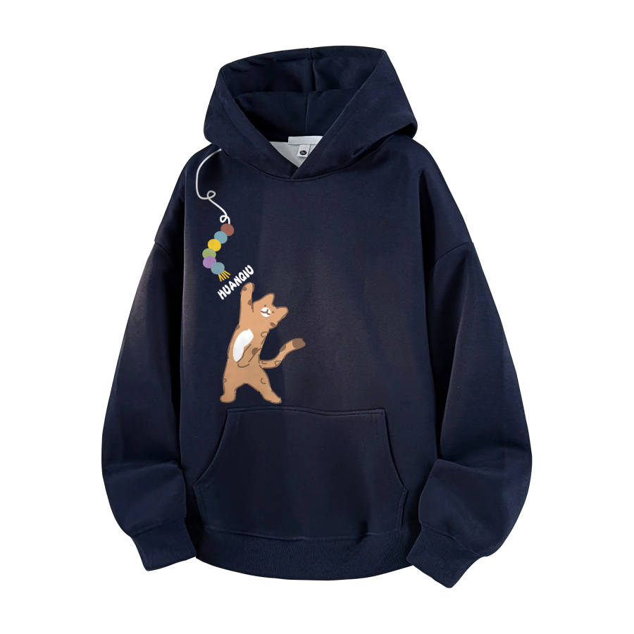 HUANQIU Sweatshirts Unisex Hooded Moderate Heavyweight