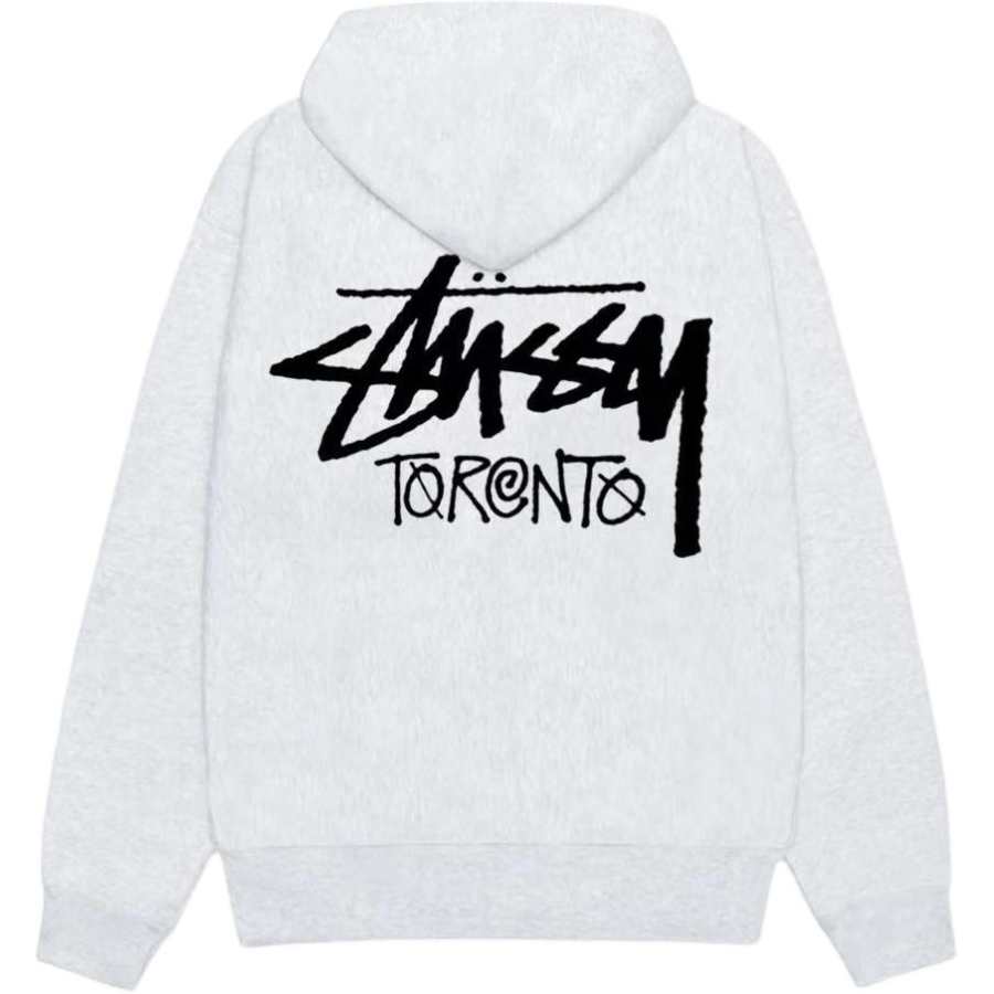 Stussy Sweatshirts Unisex Hooded Non Detachable Moderate