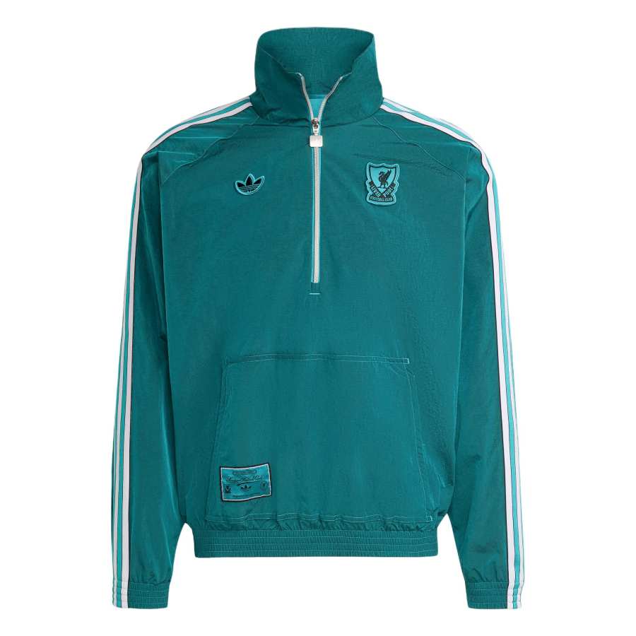 Adidas Originals Adidas Free Shipping With AdiClub Liverpool Fc Terrace Icons Half Zip Jacket