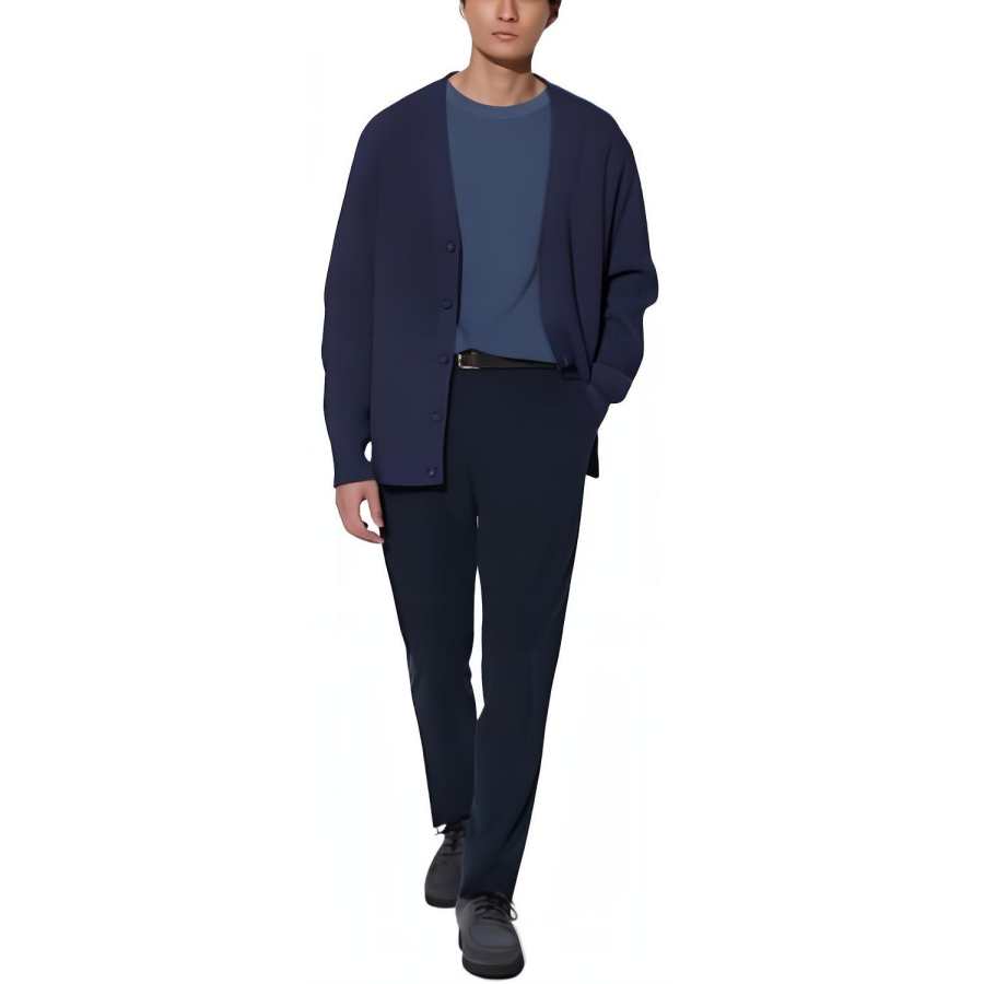 UNIQLO Casual Pants Men's Deep Sea Blue