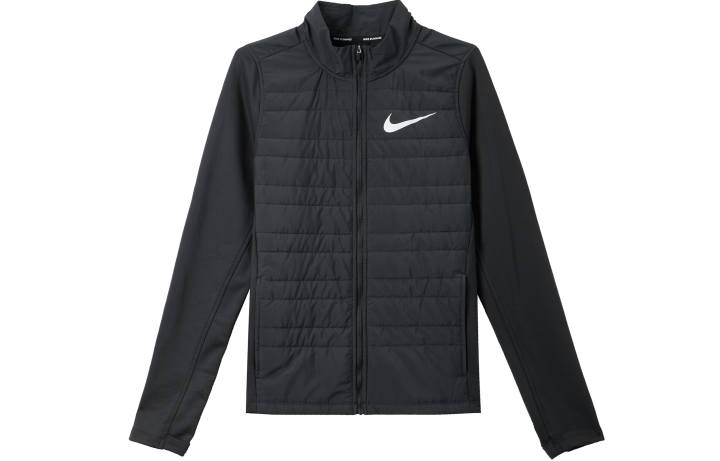 Nike Nike Puffer Jackets Men's Black Stand Collar Thickened