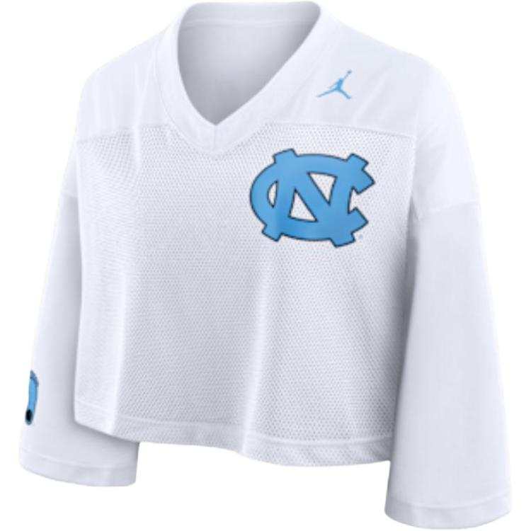 Jordan Jordan North Carolina Jersey Women's Jordan Brand Dri-FIT College Cropped Top