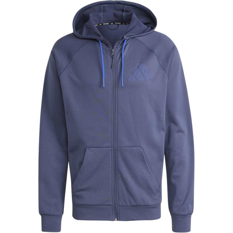 Adidas Adidas Clothing Sweatshirts Men's Blue Hooded Moderate