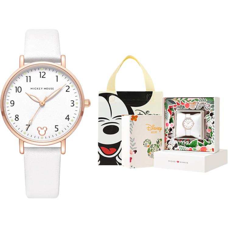 Disney Quartz Movement Watch Women's Watch White Dial