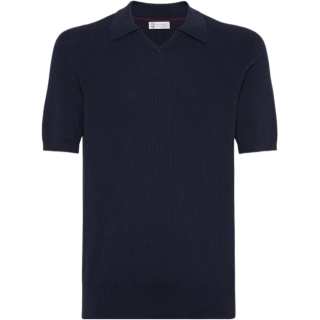 Brunello Cucinelli Polo Shirt Men's Marine Blue