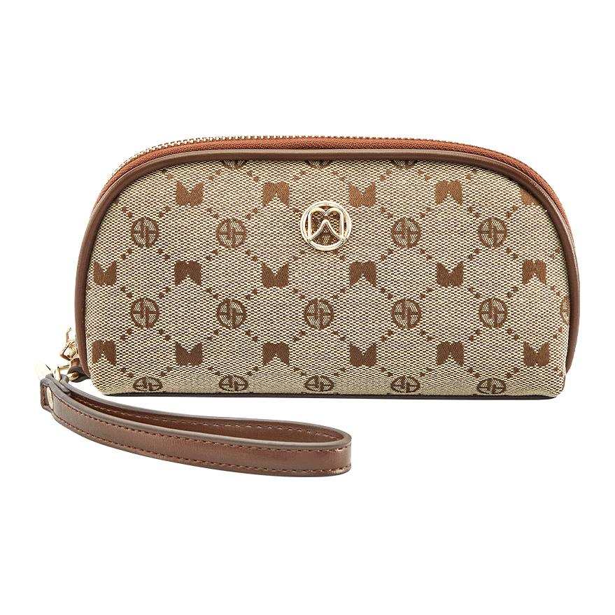 AOKANG Fabric Handheld Clutch Bag Women's Ebony/Classic Black/Elegant White
