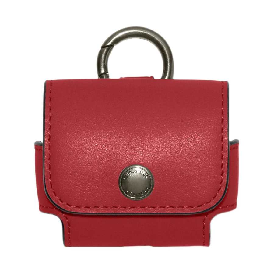 COACH Refined Calfskin AirPods Pro Earphone Case Earphone Case Men's Red