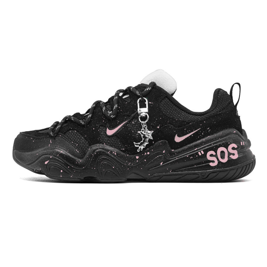 Nike Nike Tech Hera Dark Night Star Pink Low top Casual Shoes Unisex Black Pink
