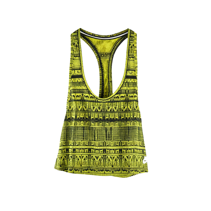 Nike Nike Tank Tops Women's Yellow Crew Neck Moderate Other