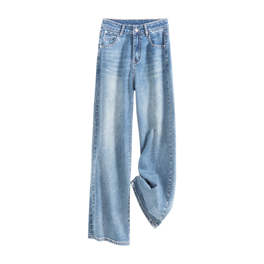 Tonlion Jeans Women's Moderate Wide Leg Pants