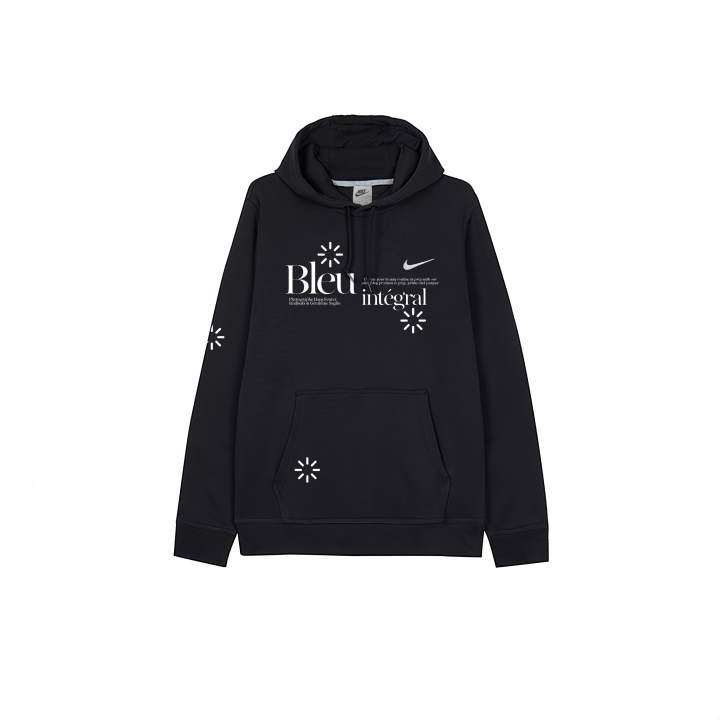 Nike Nike Sweatshirts Men's Black Hooded Thickened Regular