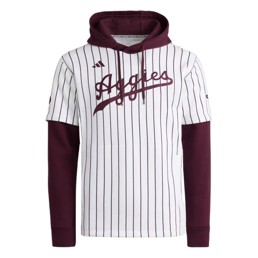 Adidas Adidas Free Shipping With AdiClub Texas A&M Aggies Baseball Jersey Hoodie