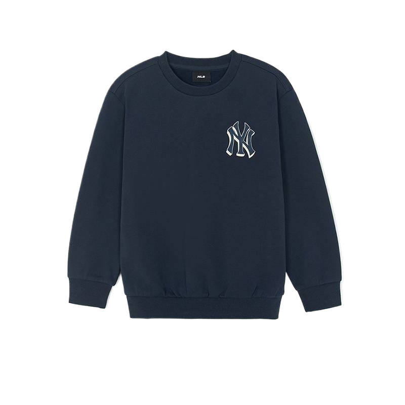 MLB KIDS Sweatshirt FW/AW25 New York Yankees, Loose Fit Monogram Long Sleeved Fleece Lined Kids'