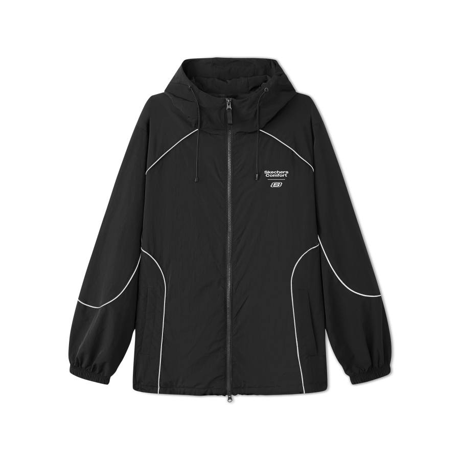 Skechers Jackets Men's Carbon Black 0018 Hooded Thin Other