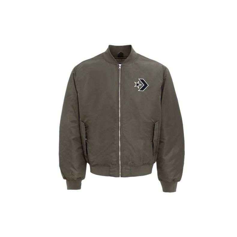 Converse Converse Jackets Unisex Green Baseball Collar Moderate Other