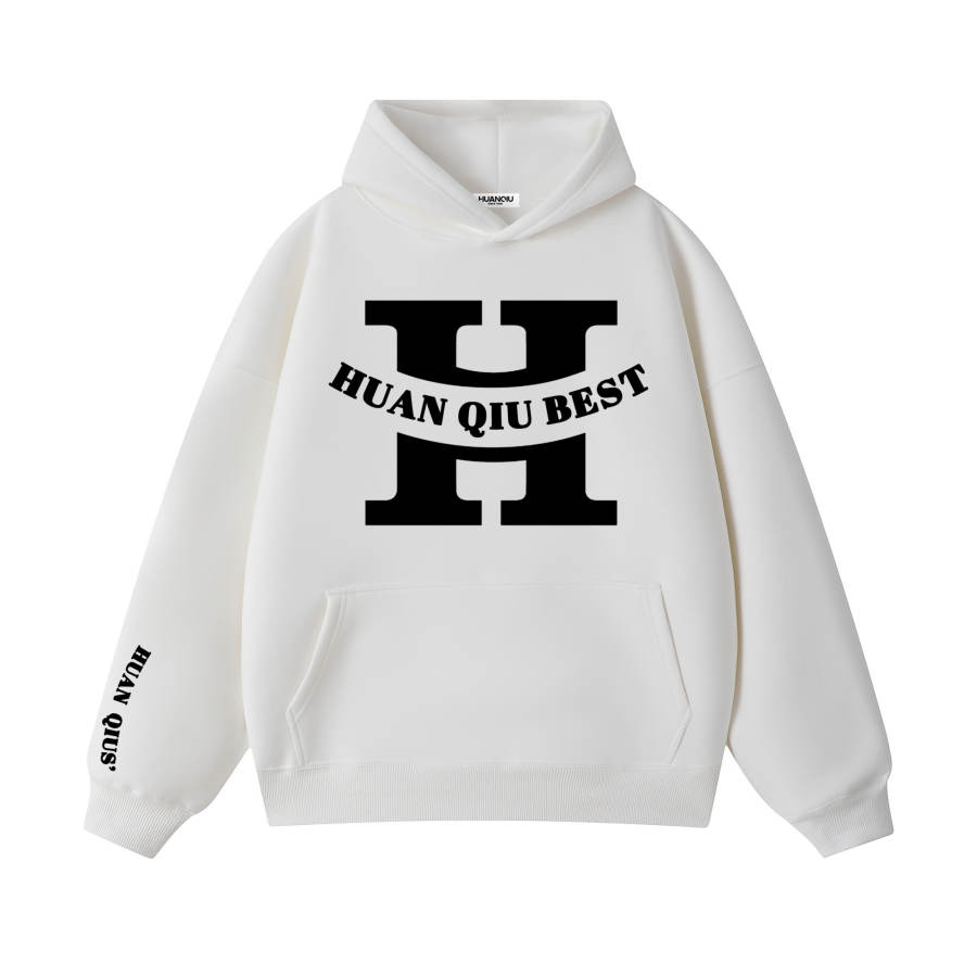HUANQIU Sweatshirts Unisex Hooded Moderate Heavyweight