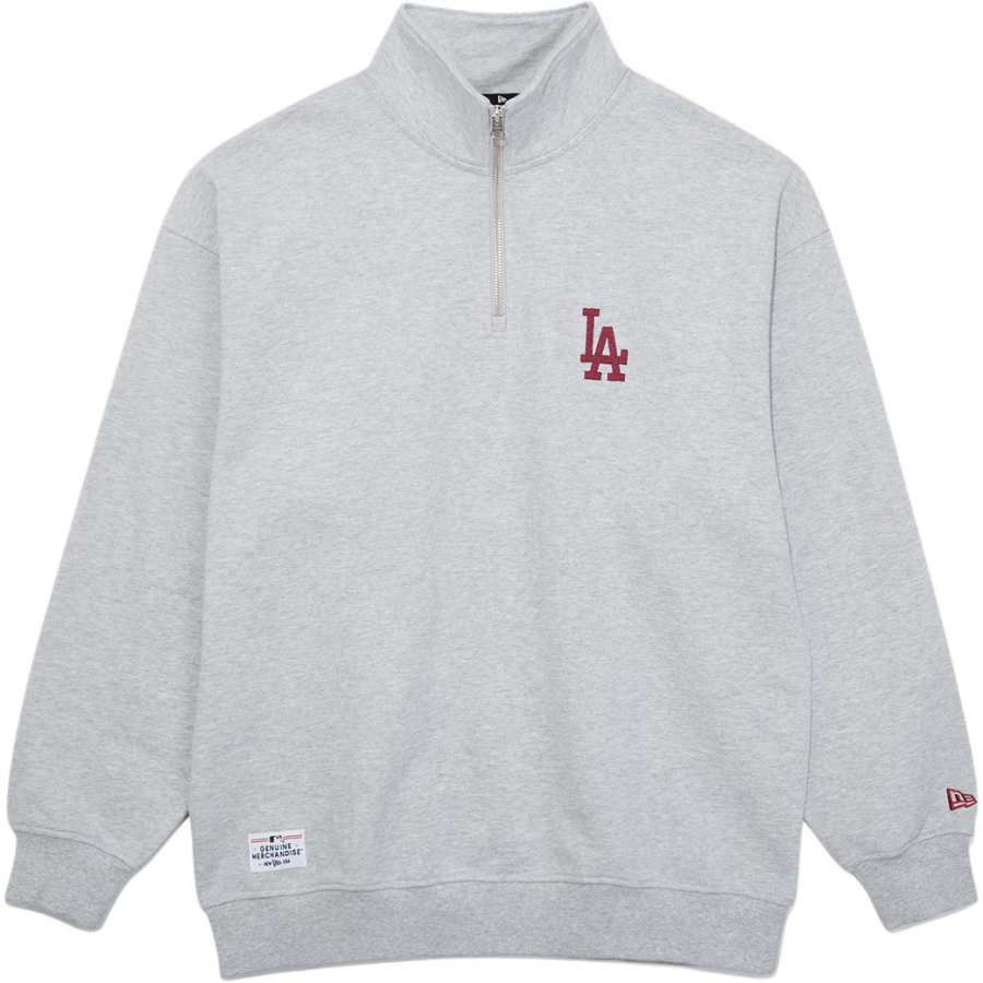New Era Sweatshirts Unisex Gray Stand Collar Moderate