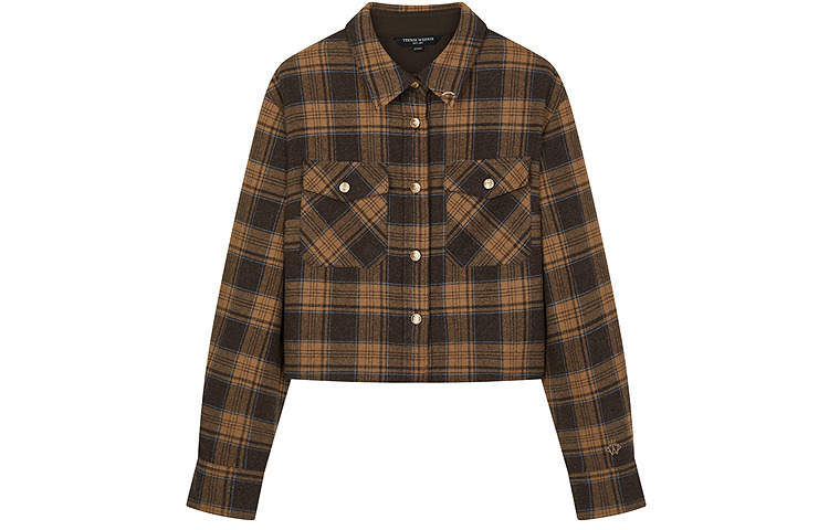 Teenie Weenie Shirts Women's Brown Lapel Moderate Other