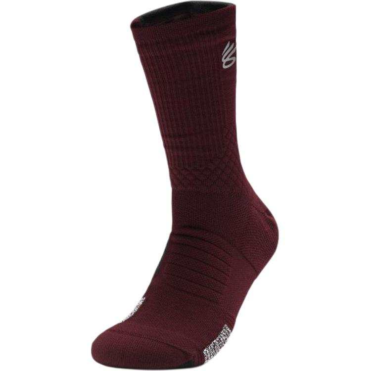 Under Armour Under Armour Curry Crew Socks Unisex 1 Pack Red