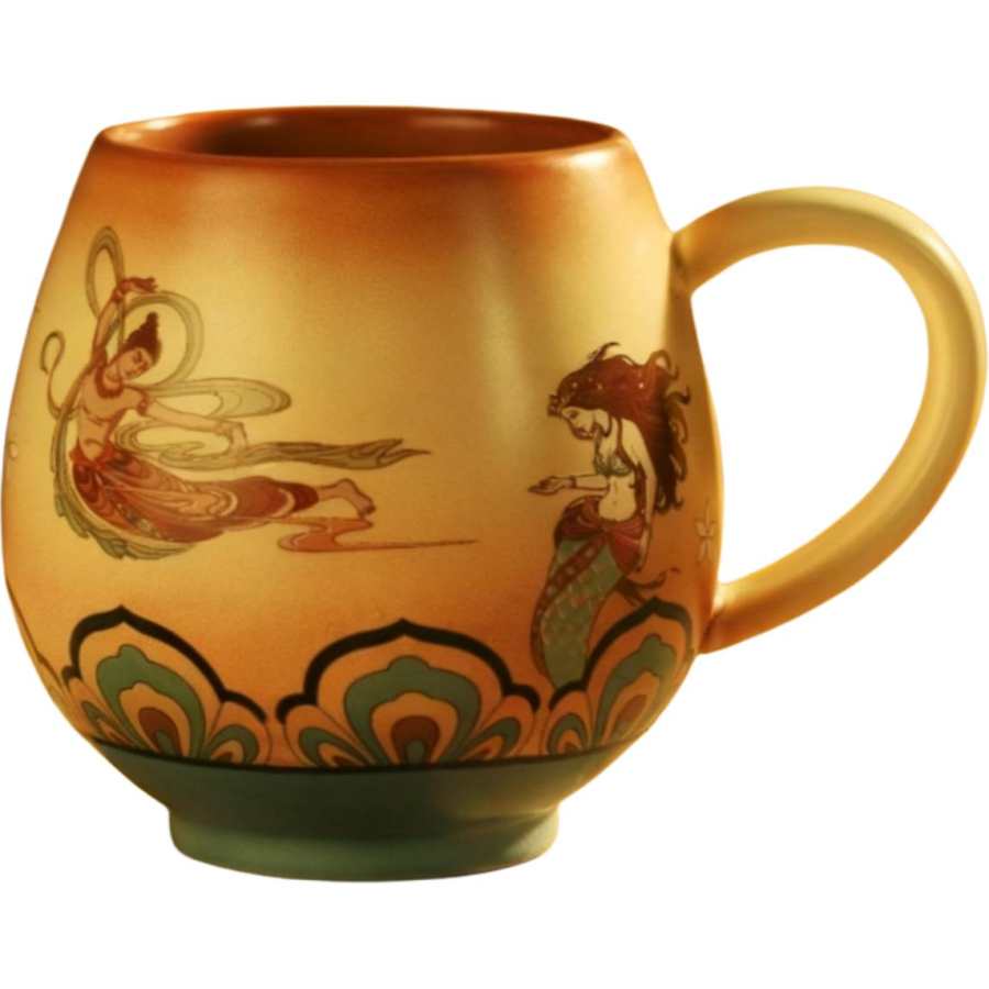 Starbucks X Dunhuang Art Institute, Collaboration, Mug Cyan 390ml